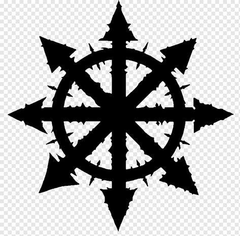 Warhammer 40k Symbols, Warhammer Symbols, Chaos Logo, Symbol Of Chaos, Warhammer 40k Chaos, Chaos Tattoo, Warhammer Online, Chaos Magick, Chaos 40k