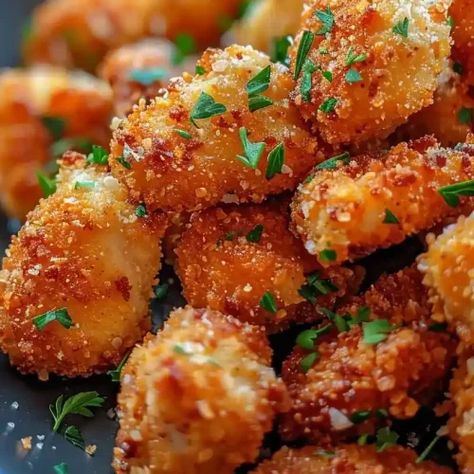 Garlic Parmesan Chicken Bites - Better Homebase Garlic Parmesan Chicken Bites (air Fryer), Parmesan Chicken Fingers, Chicken Nuggets Parmesan, Garlic Parmesan Chicken Nuggets, Garlic Parm Chicken Bites, Garlic Butter Chicken Bites With Parmesan Pasta, Airfryer Chicken Bites, Garlic Parmesan Bites, Parmesean Pasta