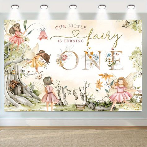 Faster shipping. Better service Fairy First Birthday Party, 1st Birthday Backdrop, Simple Backdrop, Christmas Photo Booth Backdrop, Backdrop For Birthday Party, Unicorn Backdrop, Birthday Backdrops, Backdrop For Birthday, Curtain Backdrop