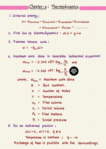 Biology Simplified Tamil: Chemistry Formulae Thermodynamics Chemistry Formula, Neet Chemistry Formula Sheet, Thermodynamics Chemistry Short Notes, Formula Sheet Of Thermodynamics Chemistry, Class 11 Chemistry Formula Sheet, Thermodynamics Formula Sheet, Thermodynamics Formulas, Thermodynamics Chemistry Notes Class 11, Thermodynamics Chemistry Notes