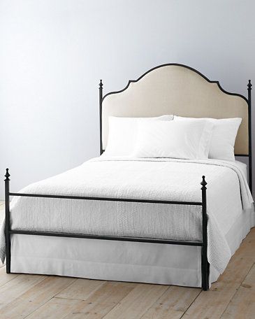 Bed With Canopy, Iron Canopy Bed, Bed Drapes, Gorgeous Bed, Elegant Bedding, Classic Bed, Iron Bed, Garnet Hill, New Beds