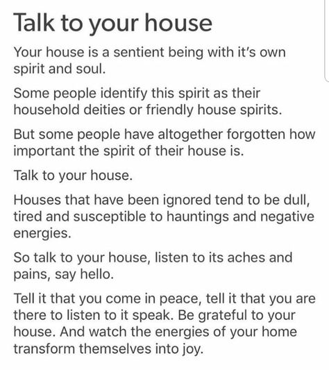 Talk to your house ... Happy Homemaking, Green Witchcraft, Witch Spirituality, Witch Garden, Grimoire Book, Spiritual Journals, Kitchen Witchery, Eclectic Witch, Magick Book