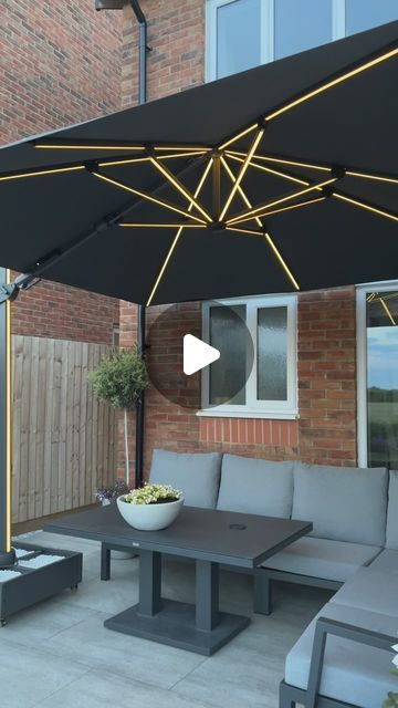 Laura on Instagram: "Part 2 Parasol reveal 🙌

The Astra 3.0m x 3.0m Square LED Aluminium Cantilever Parasol & Stone Fill Base are a perfect addition to our garden 😍

✨ Ad| NIGHTINGALE5 - for 5% off garden furniture, garden accessories, pergolas and parasols at @whitestores ✨

*gifted

#gardenfurnitureideas #gardenfurnituregoals #gardenfurniture #gardenreno #garden #gardenreveal #backyard #mygarden #patio #patiofurniture #parasol #ledparasol #cantileverparasol #whitestores #novagardenfurniture #novaoutdoorliving #reveal #part2" Cantilever Parasol, Garden Accessories, Barndominium, Garden Furniture, Patio Furniture, Outdoor Living, Pergola, Patio, Led