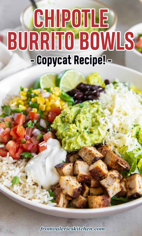 Burritos Chipotle, Yum Bowls, Goals 2025, Pollo Tropical, Chipotle Burrito Bowl, Chipotle Recipes, Chipotle Burrito, Restaurant Recipes Famous, Winter Dinners