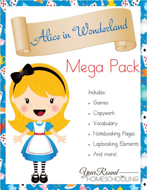 FREE Unit Studies and Printables for the Most Loved Books - Alice in Wonderland - Homeschool Giveaways Classic Literature Books, Alice In Wonderland Book, Alice In Wonderland Theme, Alice In Wonderland Tea Party, Unit Studies, Homeschool Lesson, Homeschool Printables, Free Homeschool, Alice In Wonderland Party