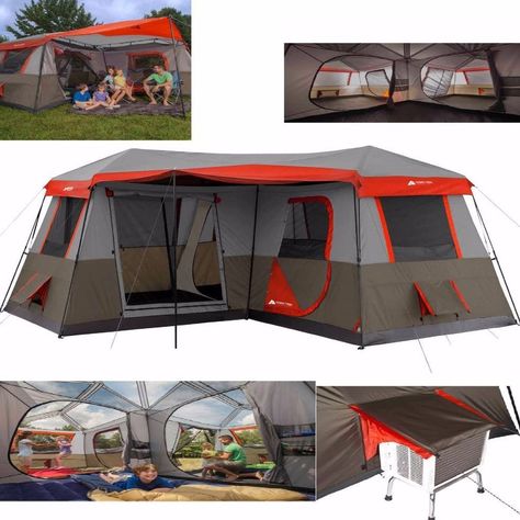 Best Family Tent, Tents Camping Glamping, Camp Cabin, Tent Camping Hacks, Tent House, Road Trip Camping, Best Tents For Camping, Family Tent Camping, Cabin Tent