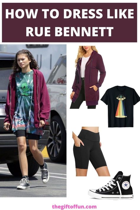 How To Dress Like Rue From Euphoria, Rue From Euphoria Costume, Rue Halloween Costume Euphoria, Rue Costume Euphoria, Rue Halloween Costume, Creative Style Outfits Inspiration, Euphoria Outfits Halloween, Euphoria Moodboard, Creative Style Outfits