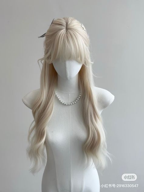 Hair Stages, Hair Inspiration Long, Dyed Hair Inspiration, Cosplay Hair, Kawaii Hairstyles, Pretty Hair Color, Princess Hairstyles, Hair Up Styles, Hair Styler