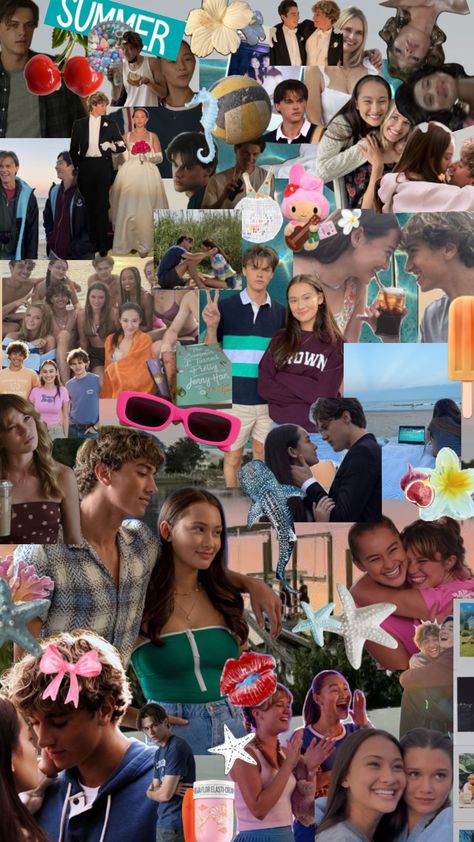 the summer i turn pretty collage #wallpaper #tsitp #collageaesthetic #thesummeriturnedpretty #preppy Wallpaper Tsitp, The Summer I Turn Pretty, Summer I Turn Pretty, Summer I Turned Pretty Wallpaper, Pretty Collage, The Summer I Turned Pretty, Collage Wallpaper, Collage