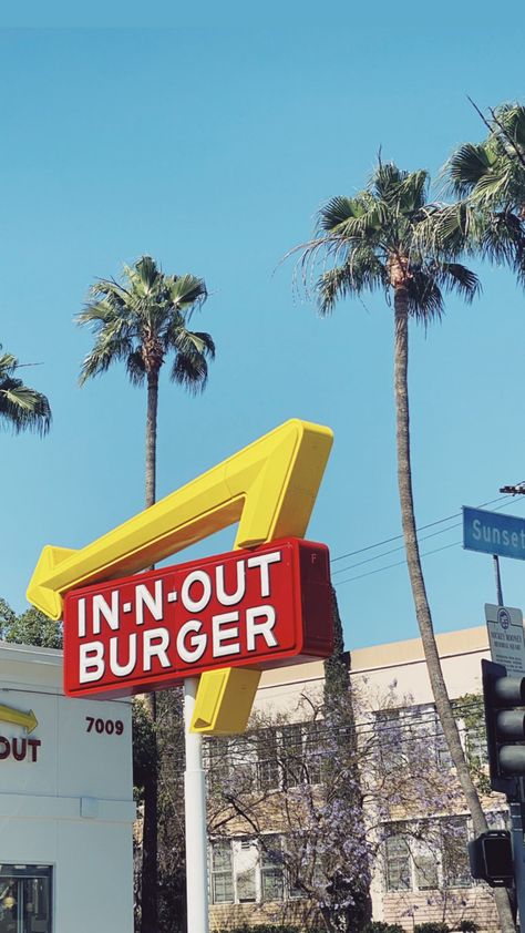 Los Angeles Sunset, In And Out Burger, Mini Burger Appetizers, In N Out Burger, Inn N Out, Vegan Fast Food, In-n-out Burger, Sunset Blvd, In N Out