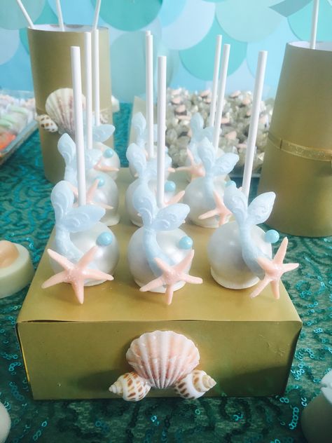 Undersea Party, Under The Sea Cake, Sea Cake, Sea Cakes, Sea Birthday Party, Sea Birthday, Under The Sea Party, Sea Theme, Cake Pop