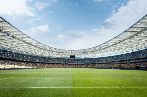 Photo terrain de football vide | Premium Photo #Freepik #photo #fond-stade #stade-football #stade-foot #stade-sport Football Field Background, Vision Training, Football Ground, Photo Sport, Field Football, Sports Field, Extreme Sport, Bike Pic, Muslin Backdrops