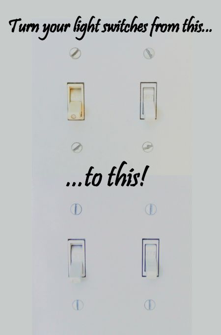 Bathroom Light Switch Ideas, Changing Light Switches, Clean Light Switch, Cleaning Light Switches, Update Light Switches, How To Clean Light Switches, Updating Light Switches, How To Paint Light Switch Covers, Light Switches Ideas