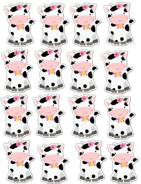 Cow Party Invitations, Cow Cartoon Images, Make Decorations, Barnyard Theme, Cow Birthday Parties, Candy Tables, Cow Baby Showers, Farm Animal Party, Paper Party Decorations