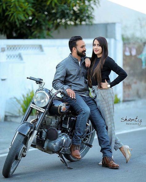 Pre Wedding Photoshoot Props, Pre Wedding Photoshoot Outfit, Wedding Photoshoot Props, Pre Wedding Shoot Ideas, Indian Wedding Couple Photography, Pre Wedding Photoshoot Outdoor, Sense Of Belonging, Bike Photoshoot, Bride Photoshoot