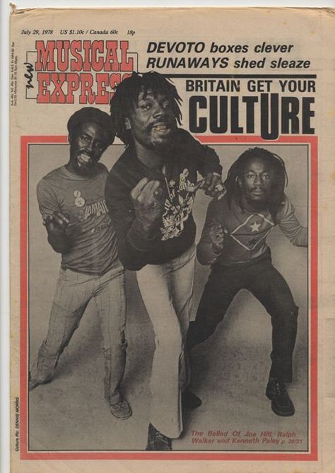 Culture, by Dennis Morris. Black Movement Art, Amen Break, Mode Hip Hop, Reggae Artists, Black Magazine, Vintage Black Glamour, Black Photography, Reggae Music, Room Posters