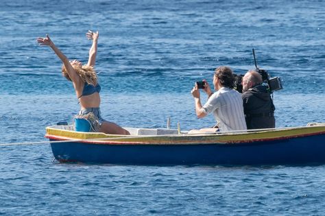 Lily James #LilyJames on Croatian Set of Mamma Mia Here We Go Again! 15/09/2017 http://ift.tt/2jYTNaP Josh Dylan, Mamma Mia 2008, Celia Imrie, Mamma Mia 2, Mamma Mia Aesthetic, Donna Sheridan, Does Your Mother Know, Mia Aesthetic, Jeremy Irvine