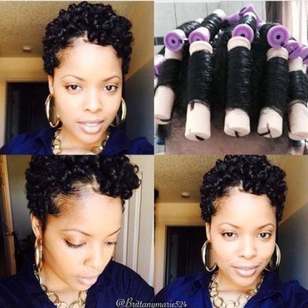 21 Perm Rod Set On Natural Hair Photos & Hairstyle Ideas Natural Hair Perm Rods, Rosé Hair, Hair Rods, Natural Hair Pictures, Perm Rod Set, Flexi Rods, Long To Short Hair, Perm Rods, Types Of Hair