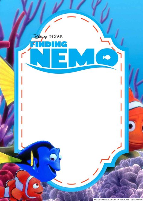 Download Dive into Fun: Tips to Host a Memorable Finding Nemo Birthday Bash with FREE Invitations! Planning a Finding Nemo-themed birthday party? Let's turn your celebration into a sea of unforgettable memories! From decor to activities, we've got your back. Plus, stick around for a fantastic surpr... Nemo Birthday Invitations, Finding Nemo Birthday Invitations, Sea Creatures Crafts, Finding Nemo Theme, Finding Nemo Characters, Gummy Fish, Finding Nemo Birthday, Nemo Birthday, Free Printable Birthday Invitations