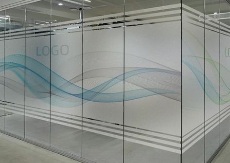 Glass Printing Design Ideas, Glass Sticker Design Office Front Door, Office Frosted Glass Design, Glass Frosting Design, Glass Film Design Office Patterns, Frosted Window Design, Sandblasted Glass Design, Glass Sticker Design, Glass Film Design