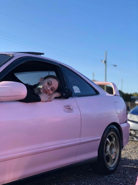 First Car Photoshoot, Miata Photoshoot, Miata 1990, Pink Cars, Car Photoshoot, Motor Cycles, Car Pics, Mazda Mx5 Miata, Car Aesthetic