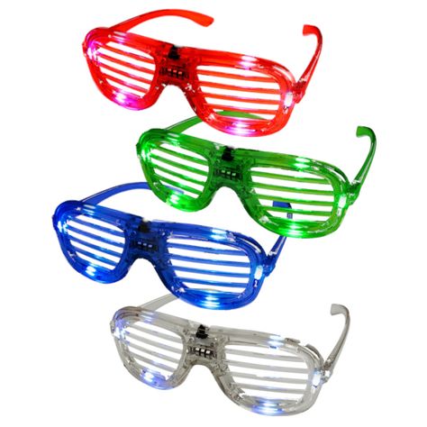 Assorted Slotted Rock Star Shutter Sunglasses Pack of 12 Check more at https://blinkee.com/product/assorted-slotted-rock-star-shutter-sunglasses-pack-of-12/ Shutter Sunglasses, Shutter Shades, Shades Sunglasses, Rock Star, Party Packs, Led Color, Shutters, Best Part Of Me, Glow In The Dark