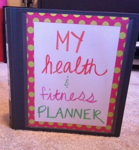 DIY Health and Fitness Planner. I can either make a binder or was thinking about a simple inspiring motivation poster with pictures and words. (most likely the binder) Fitness Binder, Health And Fitness Planner, Bon Mardi, Diy Workout, Simple Health, Diet Motivation, Workout Schedule, Diy Planner, My Health