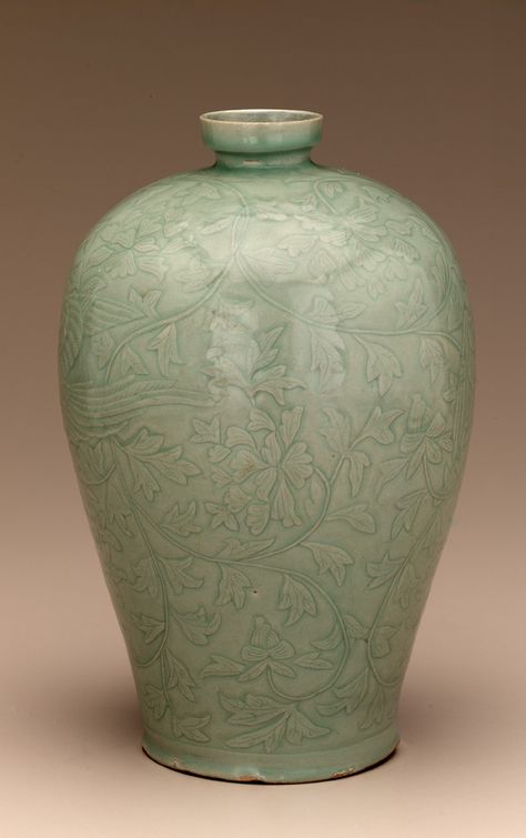 Celedon Pottery, Korean Antiques, Korean Porcelain, Celadon Pottery, Korean Celadon, Korean Ceramics, Korean Pottery, Ancient Korea, Celadon Ceramics