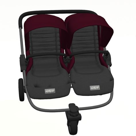 Mamas & Papas Stroller by emysimss not entirely sure if this was done. I couldnt find it and I needed it lol. Conversion Single & Twin version 5 swatches Decor ONLY Found under clutter & kids... Sims 4 Stories, Twin Pram, Toddler Stroller, Ts3 Cc, Sims Baby, Twin Strollers, Sims 4 Family, Sims 4 Children, Sims 4 Expansions