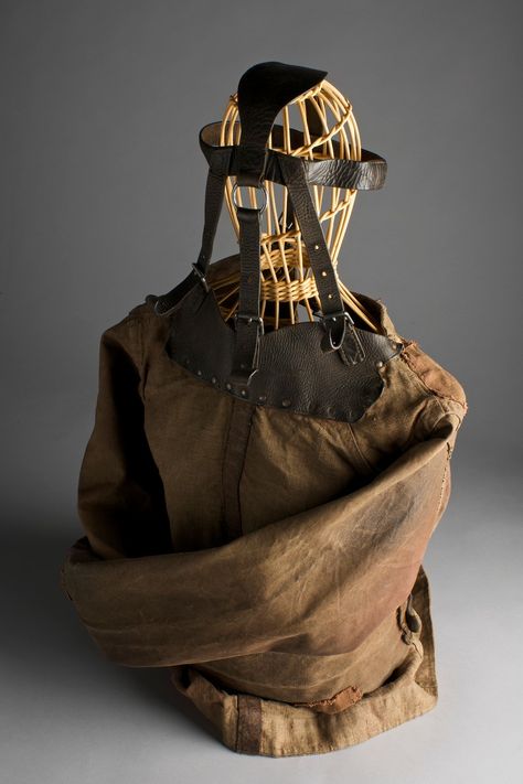 Strait jacket, Europe, 1925-1935. | Wellcome Collection Asylum Uniform, Asylum Fashion, Strait Jacket, Lunatic Asylum, Mental Asylum, Mental Institution, Insane Asylum, Wellcome Collection, Psychiatric Hospital