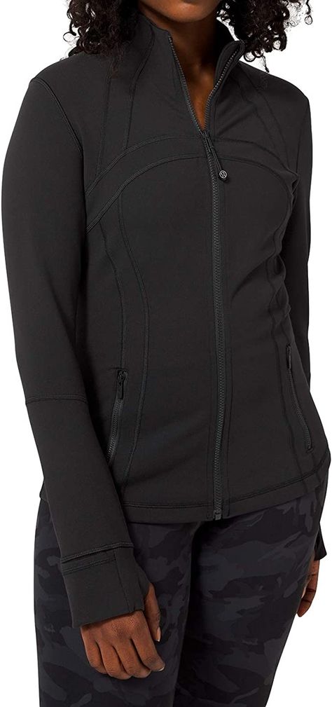 Lululemon Define Jacket: Lycra Zipper closure Hand Wash Only Designed for: Office Travel Commute Lycra: Added Lycra fibre for shape retention Thumbholes and cuffins: Help keep sleeves down and hands warm Secure pockets: Secure front pockets store your essentials Fit : Body Skimming, hip length Behind Her Eyes, Smart Jackets, Black Fleece Jacket, Lululemon Define, Define Jacket, Lululemon Define Jacket, Lululemon Jacket, Active Jacket, Office Travel