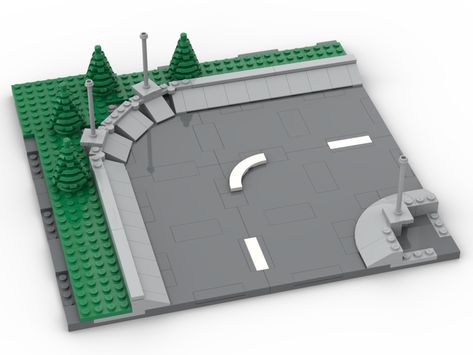 Lego Road Plates, Lego Road Ideas, Lego Road, Lego Track, Lego Village, Lego Techniques, City Ideas, Lego City Sets, Luxury Motorhomes