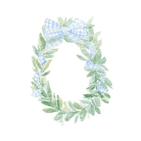 Gingham Watercolor, Christmas Wreath Watercolor, Watercolor Christmas Wreath, Bow Clipart, Wreath Clipart, Bow Wreath, Artsy Design, Watercolour Inspiration, Mac Wallpaper