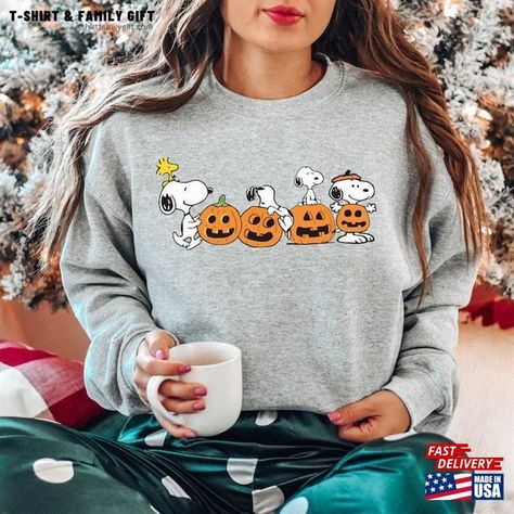 Fall Snoopy Sweatshirt Halloween Unisex Autumn Leaves Pumpkin Classic Check more at https://tshirtfamilygift.com/product/fall-snoopy-sweatshirt-halloween-unisex-autumn-leaves-pumpkin-classic/ Fall Snoopy, Snoopy Sweatshirt, Sweatshirt Halloween, Halloween Tshirts, Autumn Leaves, Snoopy, Halloween, Sweatshirts, T Shirt