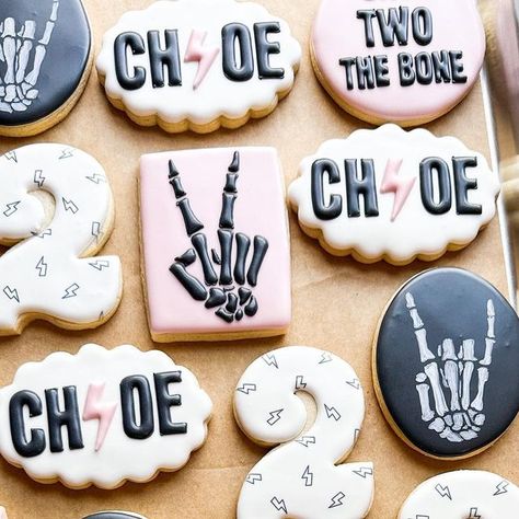 Bad 2 The Bone Cookies, Bad To The Bone Cake, Bad To The Bone Party, Bad Two The Bone Food Ideas, Bad 2 The Bone Birthday Cake, Bad To The Bone Birthday Party Girl, Bad Two The Bone Birthday Cake, Bad Two The Bone Cookies, Bad Two The Bone Cake