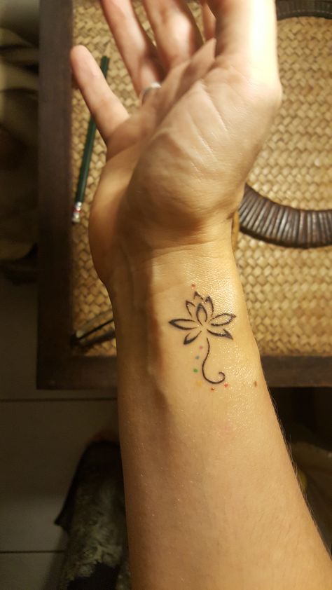 Chakra Tattoo Ankle, Chakra Wrist Tattoo, Lotus Flower With Angel Wings Tattoo, Celtic Lotus Flower Tattoo, Peace And Happiness Tattoo, Lotus Flower I Am Enough Tattoo, Lotus Flower With Stem Tattoo, Tattoo On Hands For Women, Lotus Flower Finger Tattoo