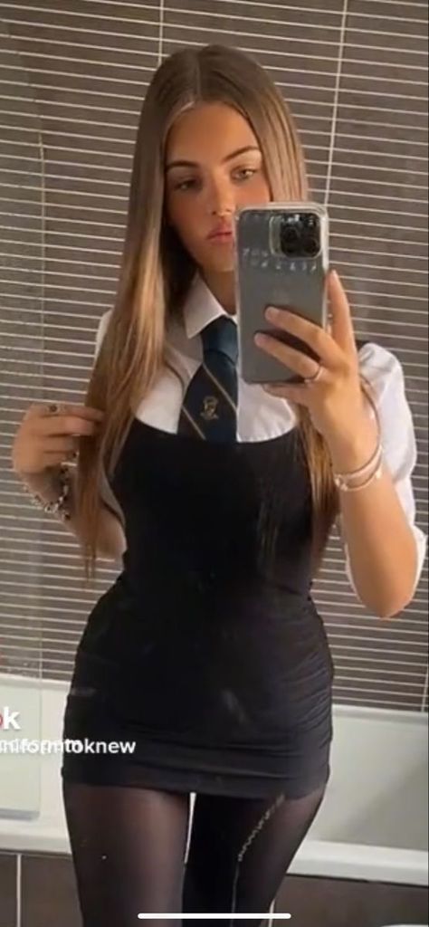 Scottish School Uniform, School Secretary Outfits, British Chav Outfits, Scottish Uniform, Tight Mini Skirt Outfit, Nike Pro Shorts Girls, Diy Goth Clothes, Questioning Reality, Uk School