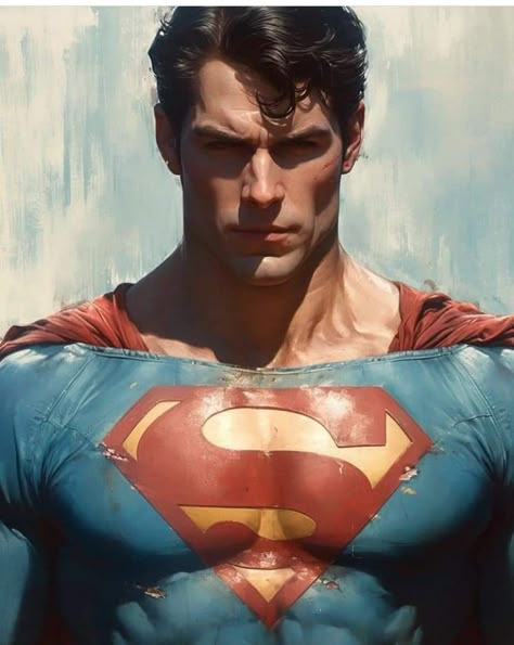 Superman Portrait, Character Design Superhero, Superman Metropolis, Superhero Storage, Marvel Paintings, Superman Artwork, Superman Wallpaper, Wonder Woman Superman, Dc Superman