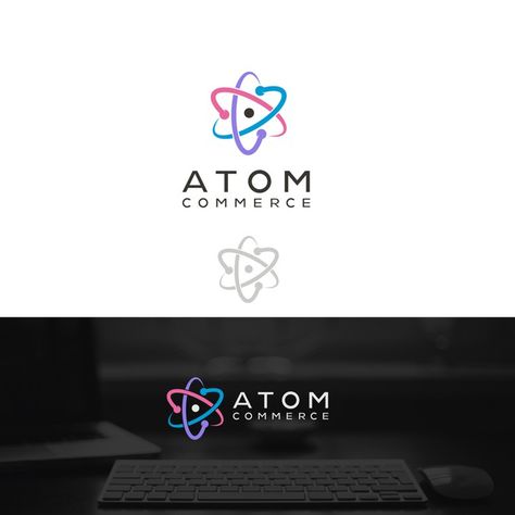 Atom Logo Design, Atomic Logo, Atom Diagram, Atom Logo, Energy Logo, Logo Design Typography, Cardiology, Logo Design Creative, Technology Logo