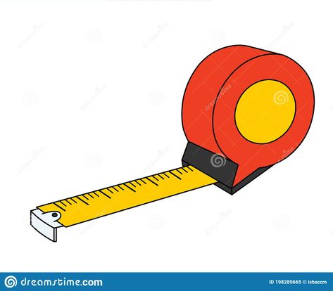 Measuring Tape Clip Art Illustration Vector Isolated Stock Vector - Illustration of measuring, drawings: 198289665 Tape Measure Illustration, Tape Measure Drawing, Apple Illustration, School Decoration, School Decorations, Mini Canvas Art, Mini Canvas, Background Illustration, Measuring Tape