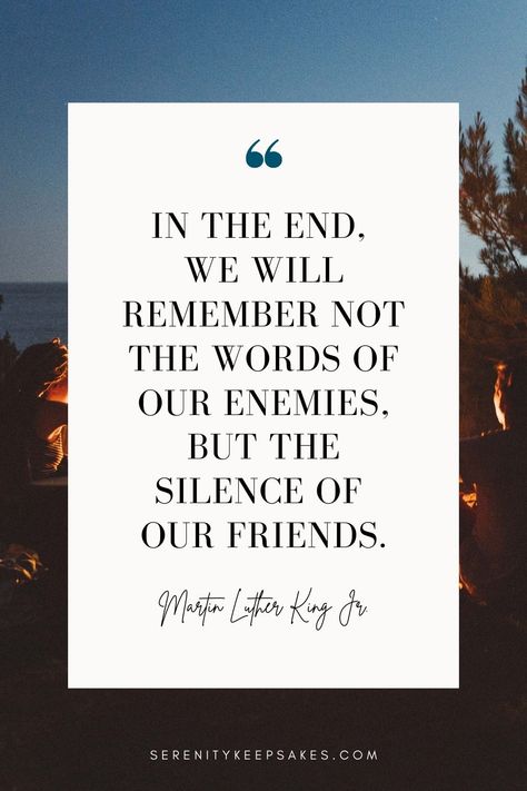 Cherish the silent support of friends during times of loss and grief. Serenity Keepsakes offers friendship support. #FriendshipSupport #MemorialQuotes #SerenityKeepsakes Loss Of A Friendship, Comforting Quotes, Bad Friendship, Comfort Quotes, Bad Friends, Memories Quotes, Martin Luther King, Letting Go, Me Quotes