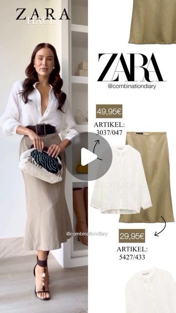 Zara Outfit 2024, Outfit Zara, Zara Outfit, Skirt Outfit, Skirt Outfits, Zara, Skirt, On Instagram, Clothes