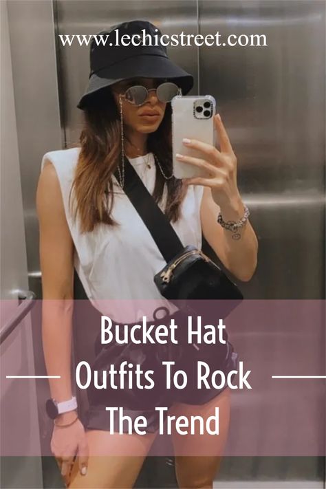 bucket hat outfit, bucket hats outfits, hats, hat fashion, bucket hats outfit Bucket Hat Summer Outfit, Hat Summer Outfit, Bucket Hat Outfits, Bucket Hat Looks, Leather Bucket Hat, Bucket Hat Outfit, Hat Outfits, Bucket Hat Style, Bucket Hat Summer