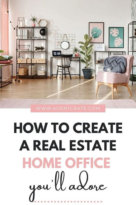 Want to know how to create a real estate home office that you'll adore and want to stay in for hours? Check out our amazing tips and tricks for creating the real estate home office of your… Real Estate Home Office, Real Estate Vision Board, Real Estate Marketing Gifts, Real Estate Marketing Postcards, Real Estate Marketing Quotes, Real Estate Marketing Strategy, Real Estate Marketing Design, Real Estate Articles, Real Estates Design