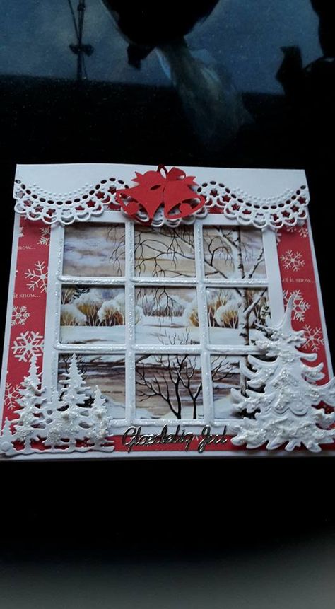 Fancy Christmas Cards, Christmas Card Layouts, Stamped Christmas Cards, Christmas Card Ornaments, Christmas Decorations Cheap, Simple Christmas Cards, Beautiful Christmas Cards, Window Cards, Homemade Christmas Cards