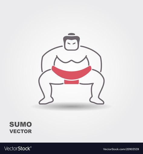 Sumo Wrestling Illustration, Sumo Tattoo, Sumo Illustration, Wrestler Illustration, Sumo Art, Wall Picture Design, Simple Tshirt Design, Sumo Wrestler, Xmas 2024