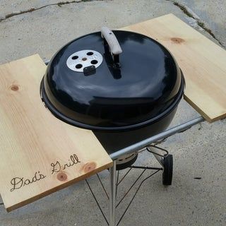 Weber Grill Table - Instructables Weber Grill Table Diy, Weber Grill Table, Diy Grill Table, Weber Kettle Grill, Kettle Bbq, Weber Kettle, Small Grill, Best Charcoal Grill, Diy Grill