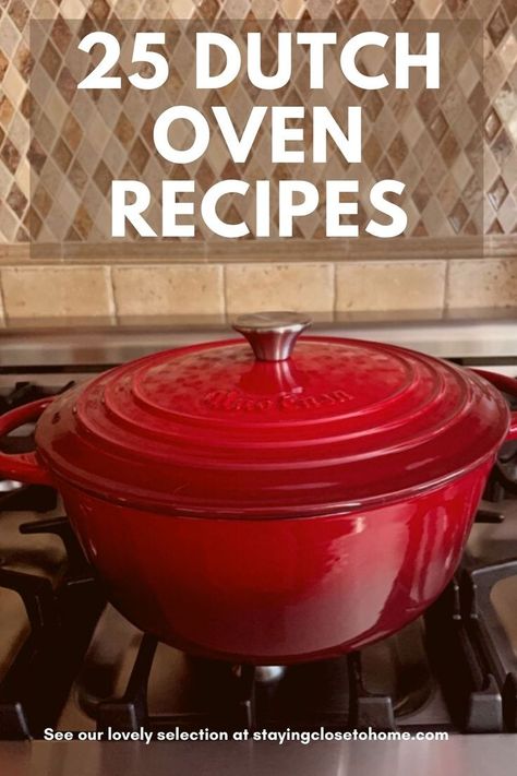 Cast Iron Casserole Recipes, Enameled Cast Iron Dutch Oven Recipes, Oven Dishes Recipes, Easy Dutch Oven Recipes, Dutch Oven Soup, Dutch Oven Uses, Ceramic Dutch Oven, Dutch Oven Recipes Cast Iron, Best Dutch Oven