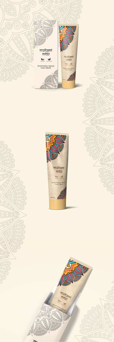 Traditional Indian cosmetic packaging design inspired by mandala art. . . . . #packagingdesign #design #packaging #branding #cosmeticsdesign #cosmetics #indian #indianart #printing #graphicdesign #brand #marketing Mandala Packaging, Indian Packaging Design, Masala Packaging, Gift Packaging Design, Spices Packaging, Cosmetics Packaging, Labels Design, Digital Inspiration, Shortcut Keys