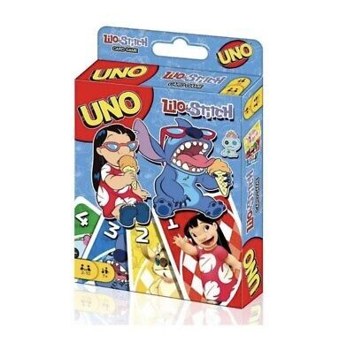 UNO Lilo And Stitch Cartoon Card Game Playing Set Entertainment  | eBay Disney Board Games, Uno Cards, Lilo Y Stitch, Lavender Nails, Stitch Cartoon, Hobby Games, Poker Cards, Girly Accessories, Stitch Disney